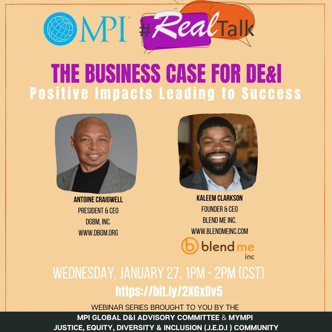 MPI #Realtalk - Business Case for Diversity