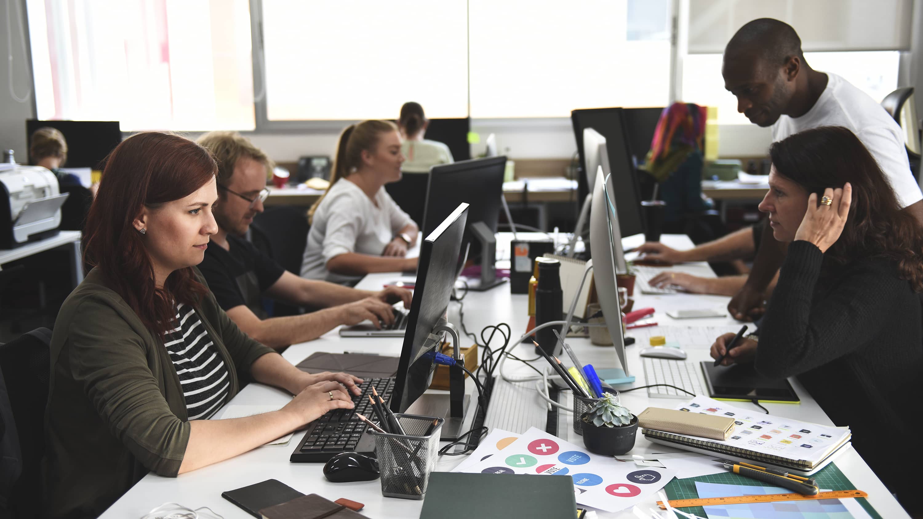 Startup Team Working Together