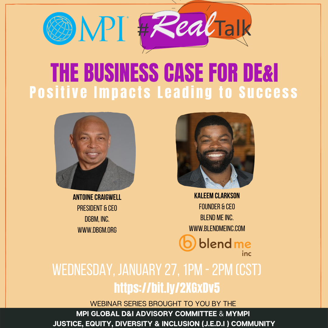 MPI #Realtalk - Business Case for Diversity