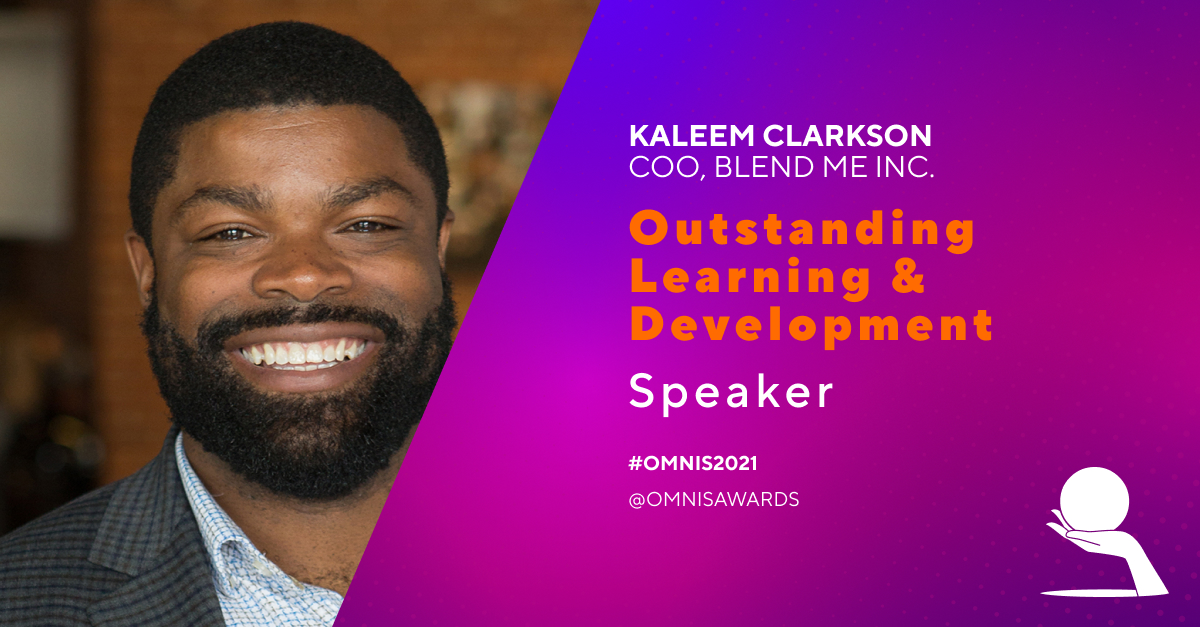 Kaleem Clarkson at the 2021 Omnis Awards