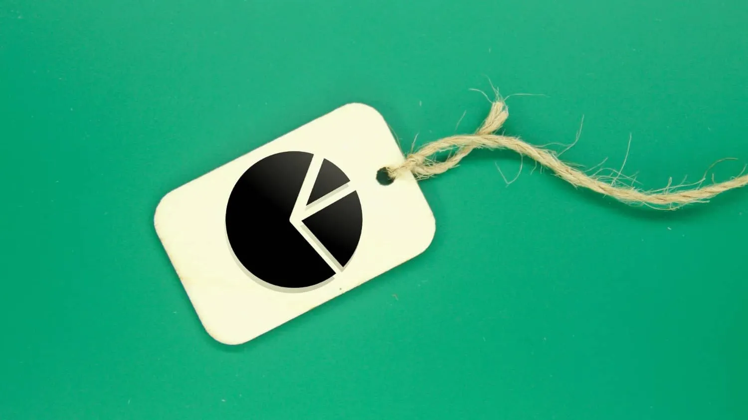 Price Tag with Pie Chart