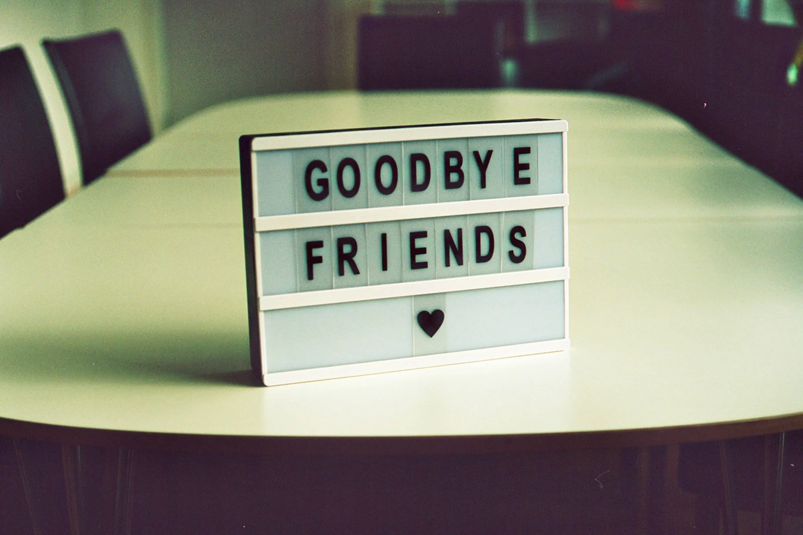 Good Bye Friends