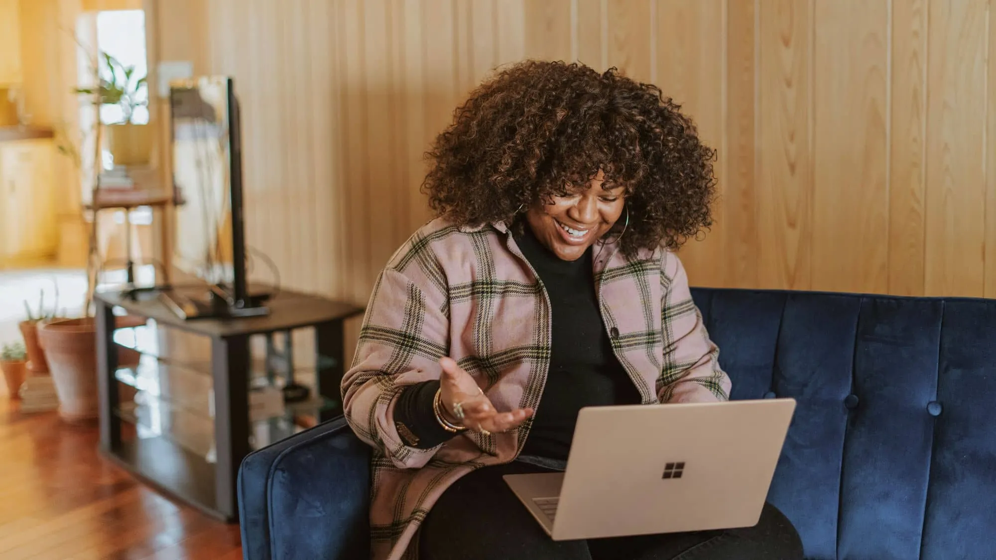 A person Working Remotely