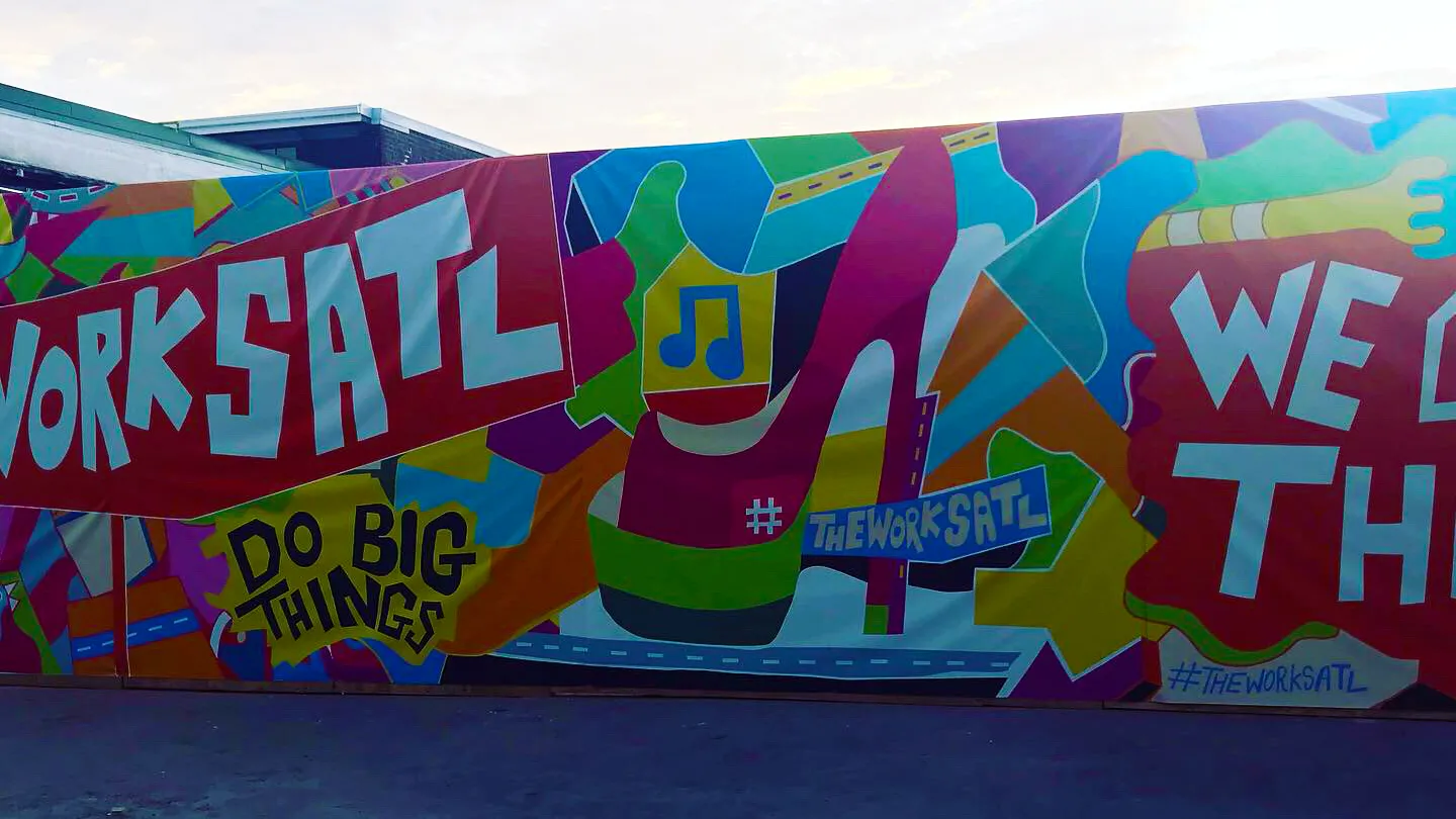 Atlanta Works Graffiti Wall