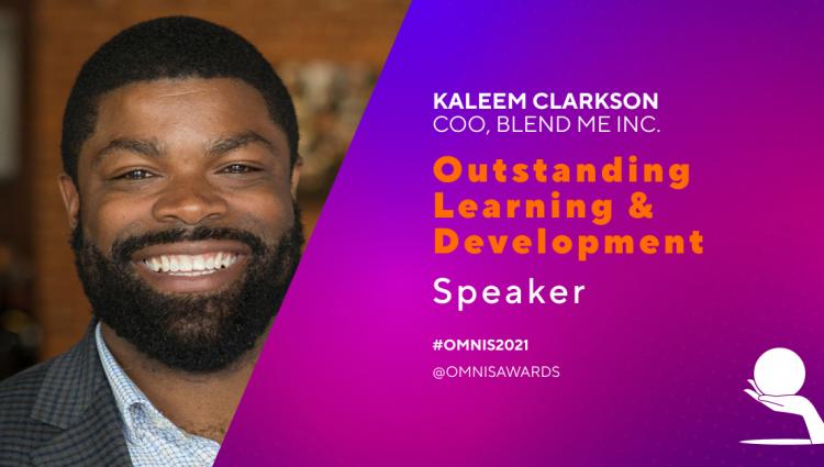Kaleem Clarkson at the 2021 Omnis Awards