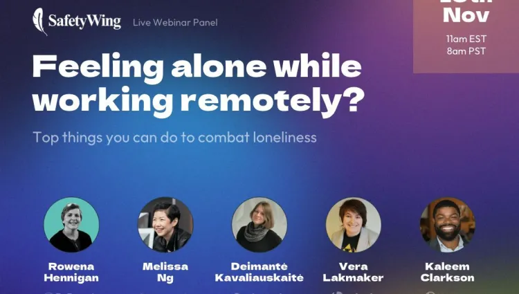 Feeling Alone while working remotely